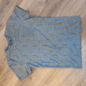 Mens tiger animal print T-shirt